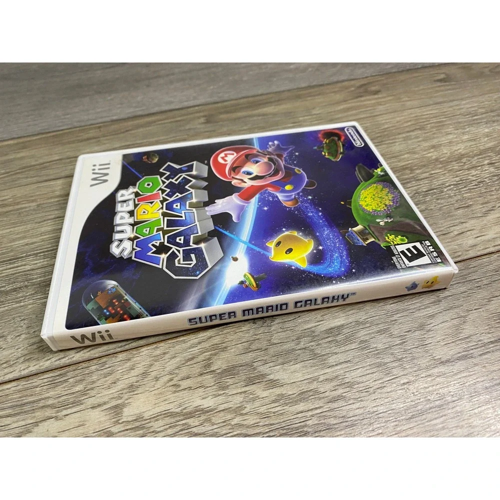 Nintendo Wii Super Mario Galaxy Action‎ Adventure Game RVL P RMGE USZ 2007